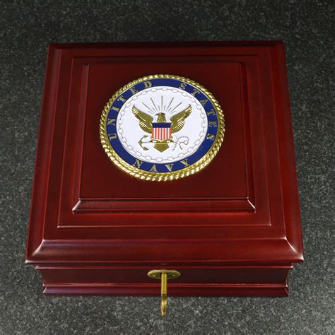 Us Navy Medallion Wooden Box National Archives Store
