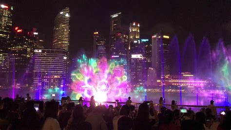 Spectra A Light And Water Show Marina Bay Sands Singapore Youtube