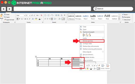 Jak usunąć komórki kolumny i wiersze z tabeli w programie Microsoft Word Przewodnik krok po