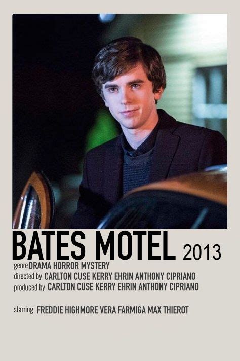 Bates Motel Polaroid Poster By Me Film Posters Vintage Bates Motel Iconic Movie Posters