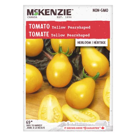 Tomato Seeds Yellow Pearshaped Mckenzie Seeds