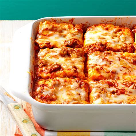 The day of a dinner party can be a hectic time. Make Once, Eat Twice Lasagna Recipe | Taste of Home