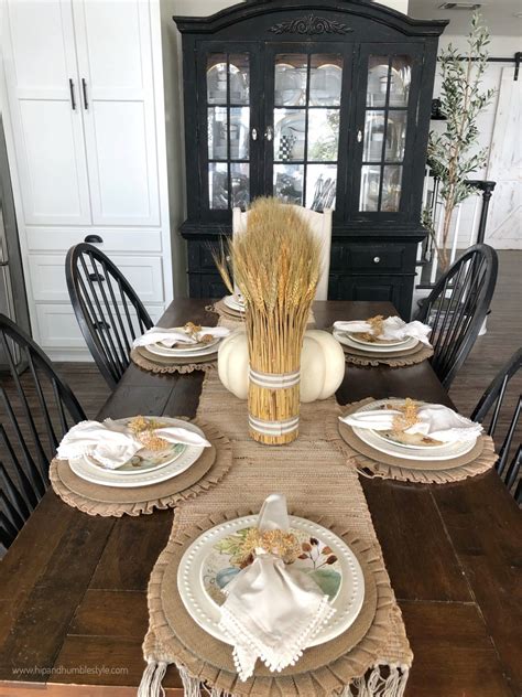 Beautiful Neutral Fall Table Fall And Neutral Table Decor