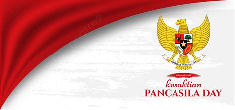 Happy Pancasila Day Indonesian Background Pancasila Indonesia
