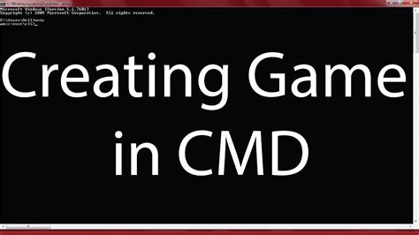 Creating Game In Cmd Creating Games Games Computer Programming