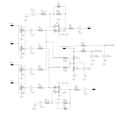 Audio Sound Mixer Circuit Diagram