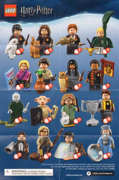 Lego Minifigures Sets Harry Potter And Fantastic Beasts Series 1 List