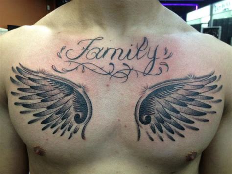Wing Tattoos On Chest Designs Ideas And Meaning Tattoos For You