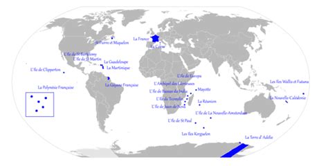 La France Outre Mer Carte Info ≡ Voyage Carte Plan