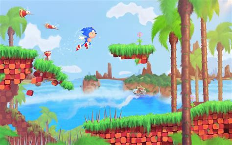 Sonic Retro Wallpaper