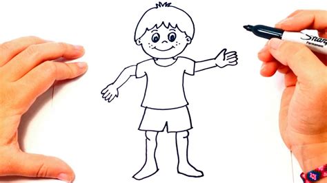 Cómo Dibujar Un Niño Paso A Paso Dibujo Fácil De Niño Youtube