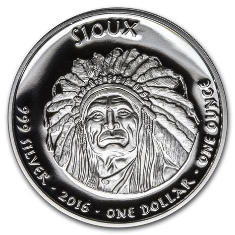 Buy 2016 1 Oz Silver Proof State Dollars South Dakota Sioux Apmex