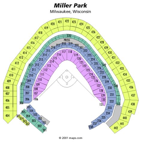 Miller Park Seating Chart Views And Reviews Milwaukee Brewers