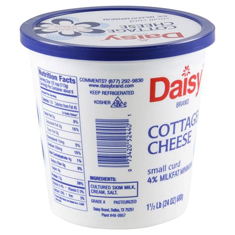 Daisy Small Curd Cottage Cheese Oz Cheese Meijer Grocery