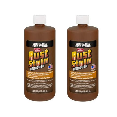 Whink Rust Stain Remover 32 Ounce 2 Pack