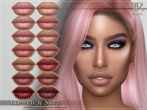 Frs Lipstick N177 By Fashionroyaltysims At Tsr Sims 4 Updates