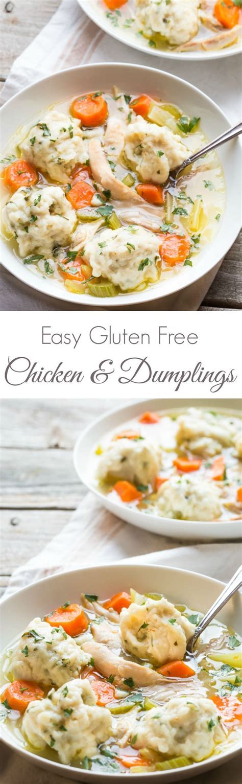 These easy keto recipes are. Gluten Free Chicken and Dumplings | Dinner doesn't get any better than this! It's Perfect Comfor ...