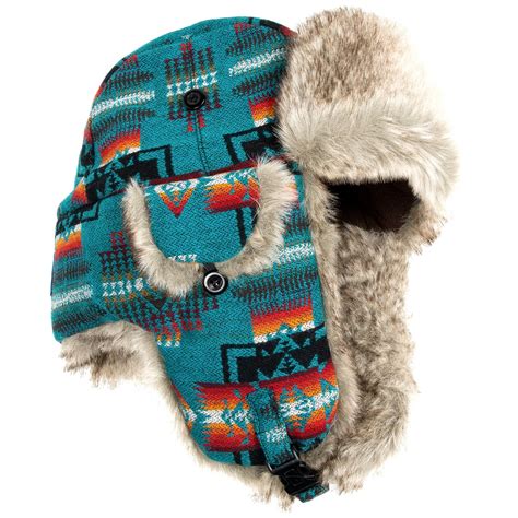 Pendleton Jacquard Tracer Trapper Hat For Men And Women Save 46