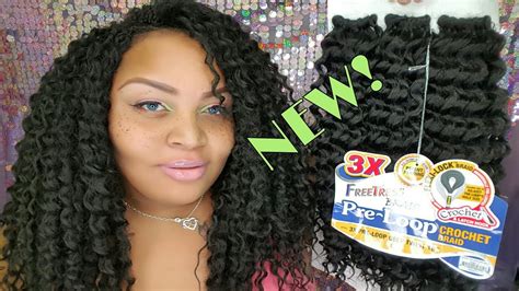 Freetress Pre Loop Crochet Braids X PRE LOOP DEEP TWIST NEW HAIR YouTube