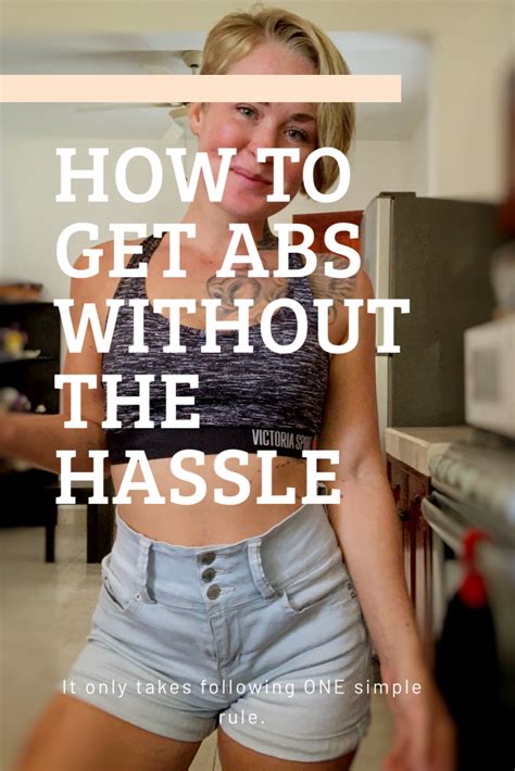 The Secret To Getting Abs In 2020 How To Get Abs Fitness Trainer Abs