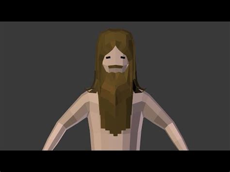 Timelapse Modelling Low Poly Naked Jesus For Tydyshtv Youtube