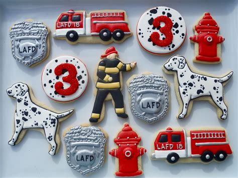 Oh Sugar Events Firefighter Cookies