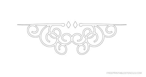 Free Printable Ornamental Border Stencils 6 Designs