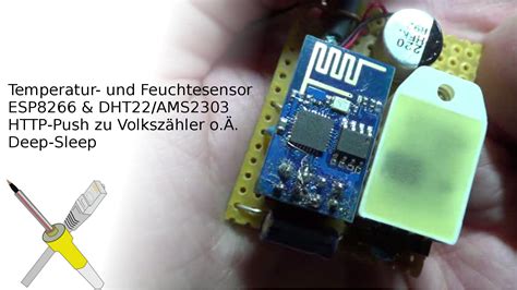 Bitbastelei 190 Esp8266 And Ams2302 Wlan Temperatur Und Feuchtesensor