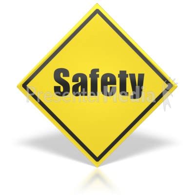 Safety Signage Clipart Image
