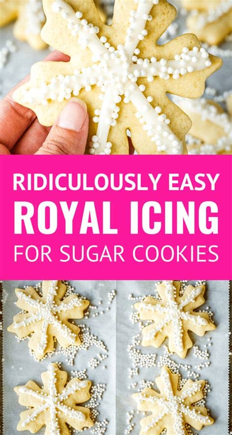 Royal icing faq, tips and tricks, consistencies, how to color icing and dry cookies decorated with royal icing. Ridiculously Easy Royal Icing Recipe For Sugar Cookies ...