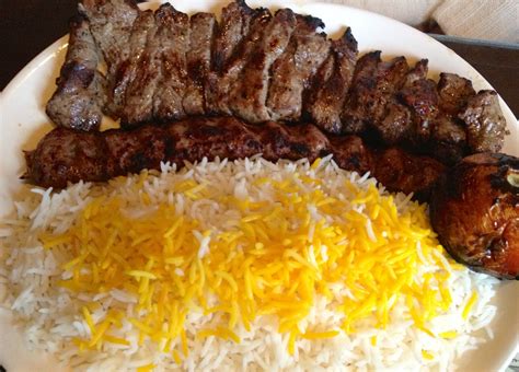 Chelokabab Soltani Barg And Koubidh Very Delicious Persian Food