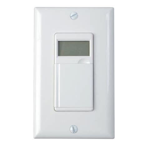 Woods 64 Amp 7 Day In Wall Programmable Indoor Digital Timer Switch