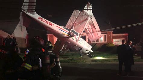 Small Plane Crashes Into Lawn Of Home In Valley Stream All Survive