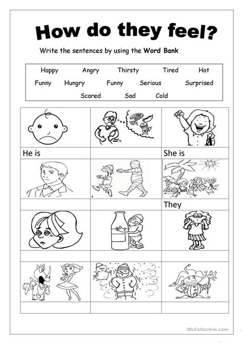 Feelings Worksheet Free Esl Printable Worksheets Made By Teachers