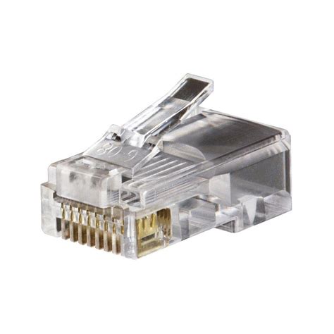 10pcs/lot network connector rj45 metal cat5 cat5e cable modular plug have a hole in front Modular Data Plug, RJ45, CAT5e 10 Pk - VDV826-628 | Klein ...