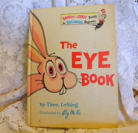1968 Dr Seuss Book Club Book The Eye Book