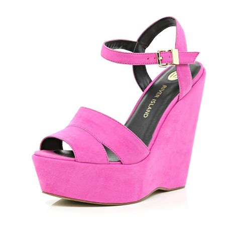 Pink Wedge Sandals CraftySandals