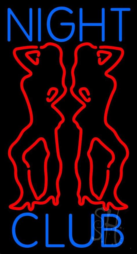 Red Night Club Girls Led Neon Sign Strip Club Neon Signs Everything Neon