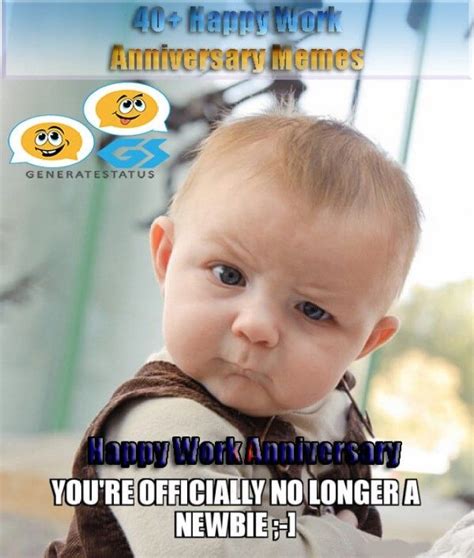 Funny Happy Work Anniversary Memes Wish Love Quotes In 2021 Work