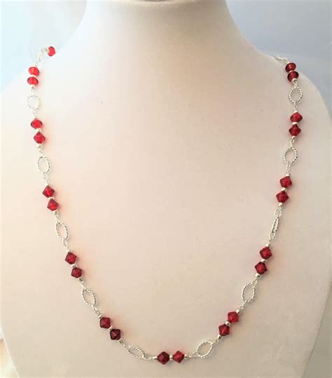 long-red-and-silver-necklace-etsy-necklace,-necklace-etsy,-silver-necklace