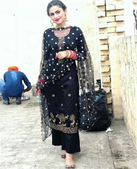 Black Suit Punjabi Suits Designer Boutique Clothes For Women Fashion