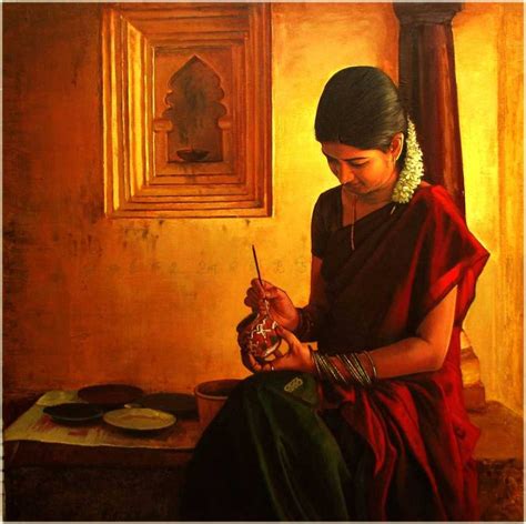 Artist S Elayaraja Creates Paintings Featuring The Beauty And Culture Of India Moments Journal