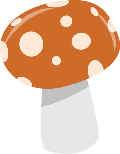 Mushroom Clipart Design Illustration Png
