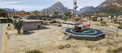 Release Free Improved Sandy Shores Fire Station With Optional Helipad