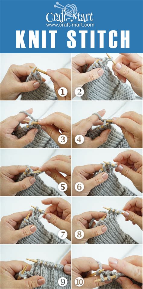 How To Do A Knit Stitch And Garter Stitch Craft Mart