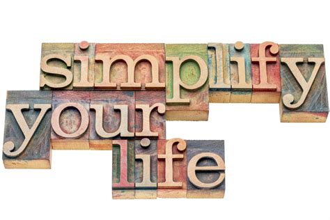 Simplify Your Life In Wood Type Sane Spaces
