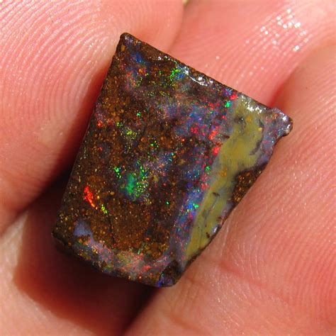 Rough Boulder Opal 1910 Ct 100 Australian Natural Rough Opal From Qld