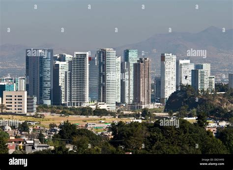 View Of Santa Fe At Mexico City Stock Photo Alamy