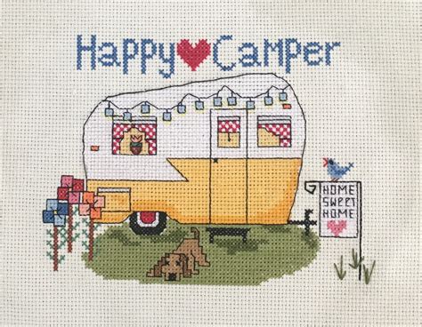 Cross Stitch Designs The Camp Site Your Camping Resource