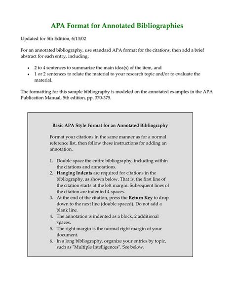 Behavior intervention 1 running head: apa annotated bibliography example - Google Search ...